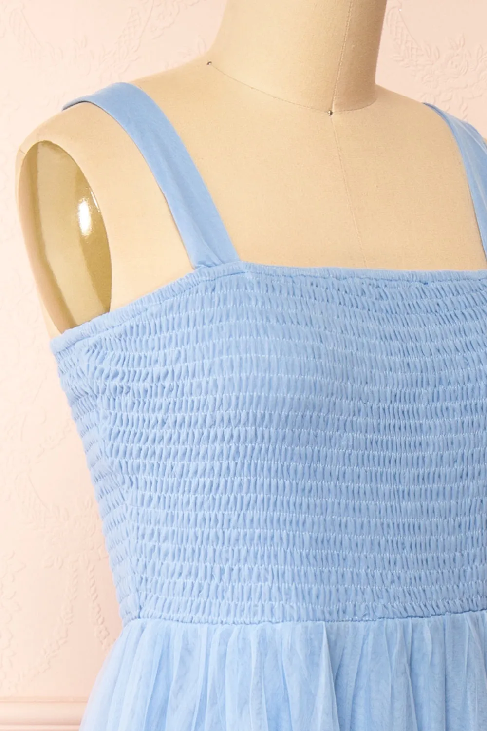 Musai Blue | Long Dress w/ Ruched Top sold by Boutique 1861 product image thumbnail 4