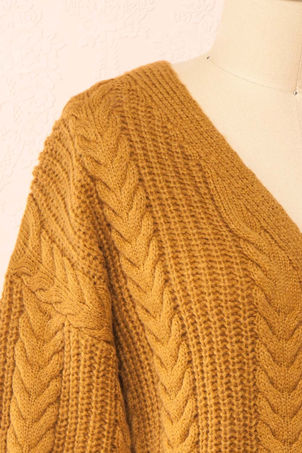 Jeannine | Knitted Caramel Cardigan sold by Boutique 1861 product image thumbnail 5