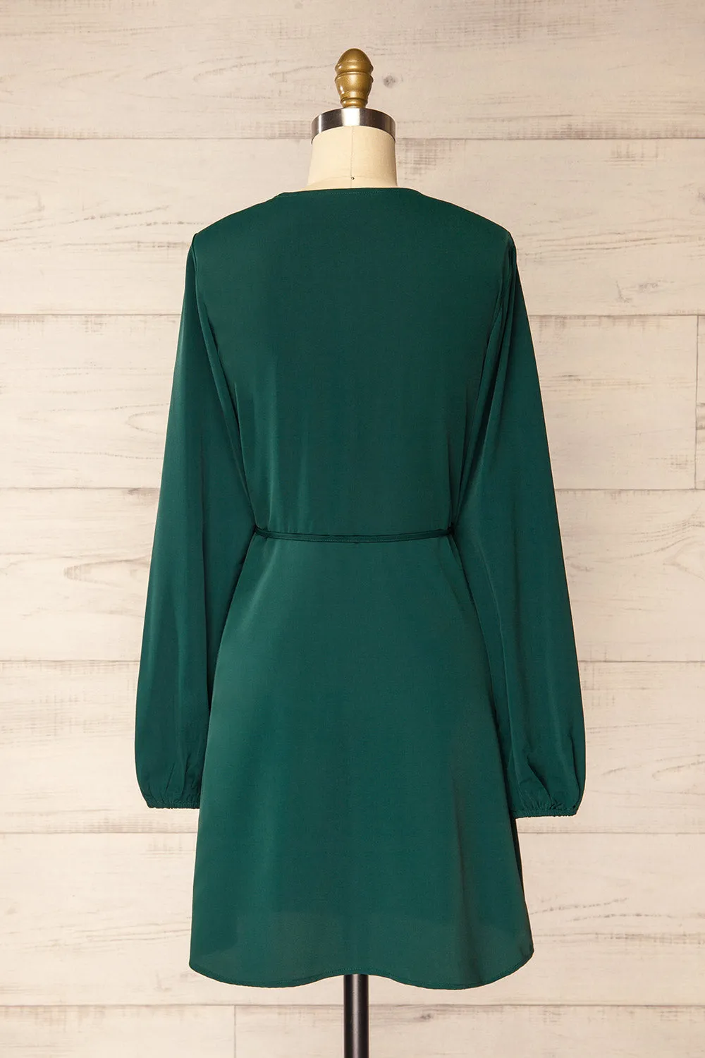 Langon Green | Short Wrap Dress sold by Boutique 1861 product image thumbnail 5