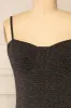 Suai Silver | Fitted Midi Dress w/ Back Slit sold by Boutique 1861