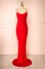 Amana Red | Maxi Satin Dress w/ Cowl Neck sold by Boutique 1861