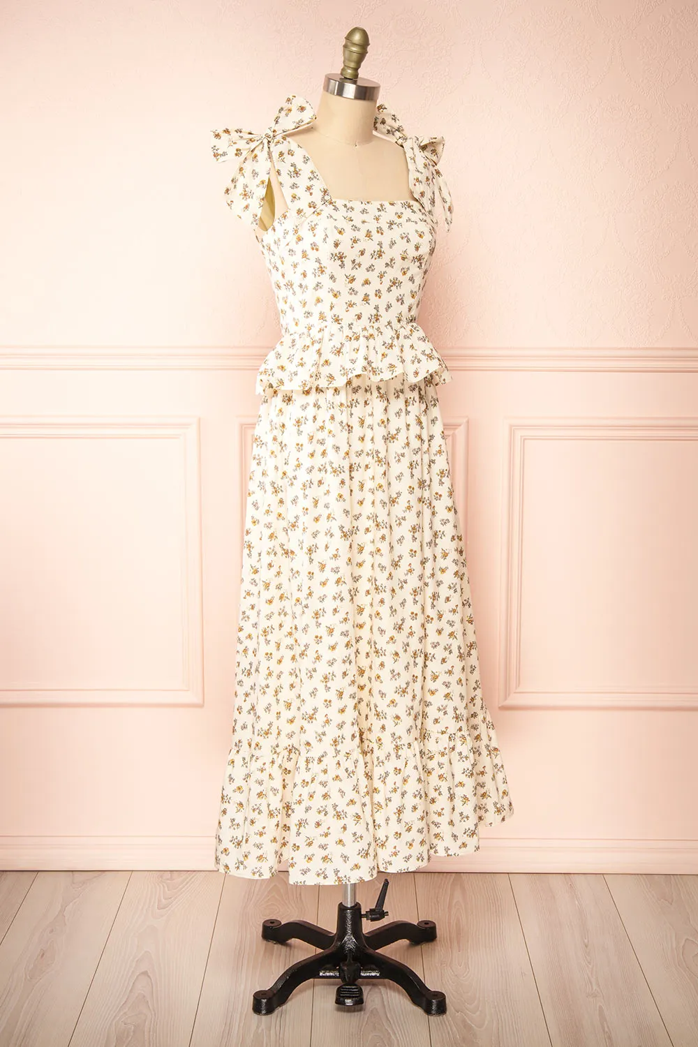 Mearas | Floral Midi Dress w/ Ruffles sold by Boutique 1861 product image thumbnail 4