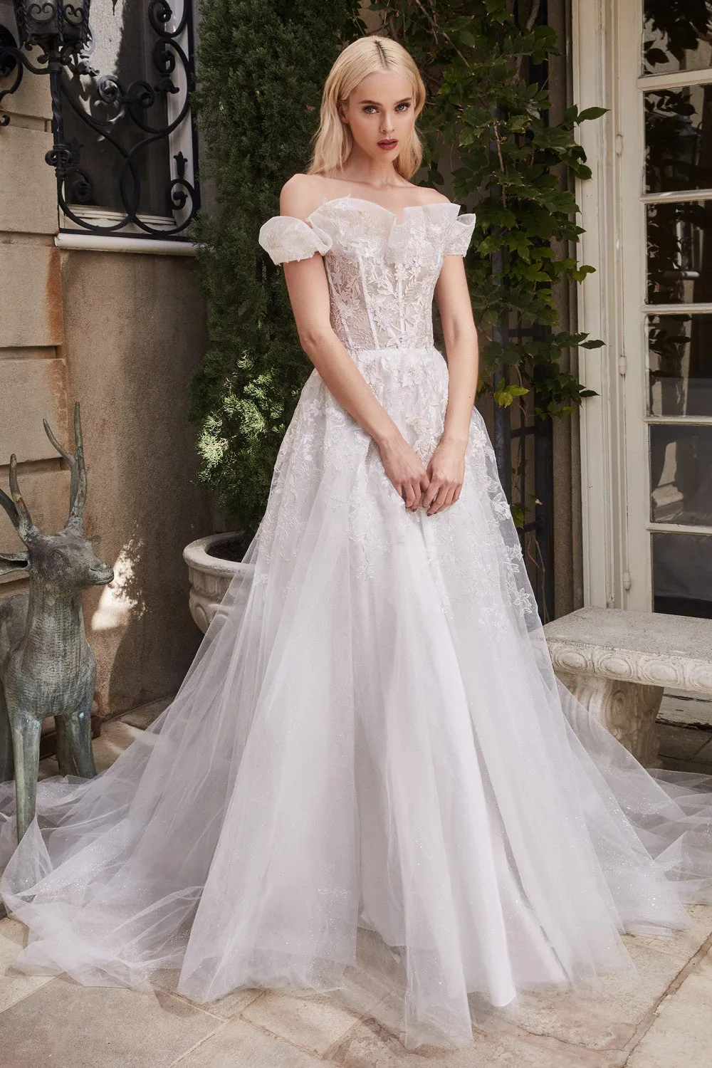 Guilianne | Off-the-Shoulder Corset Bridal Dress sold by Boutique 1861