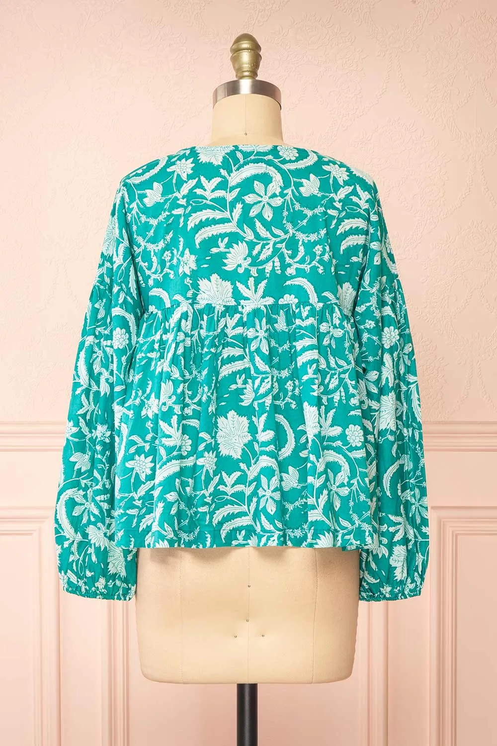 Nexoria | Loose Floral Blouse sold by Boutique 1861 product image thumbnail 5