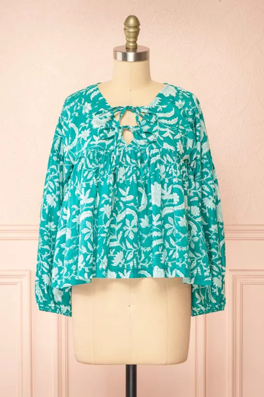 Nexoria | Loose Floral Blouse sold by Boutique 1861