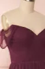 Odette Wine | Midi Tulle Dress sold by Boutique 1861