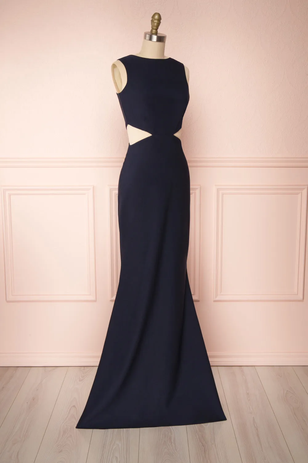 Vallata Navy | Blue Mermaid Gown sold by Boutique 1861 product image thumbnail 4