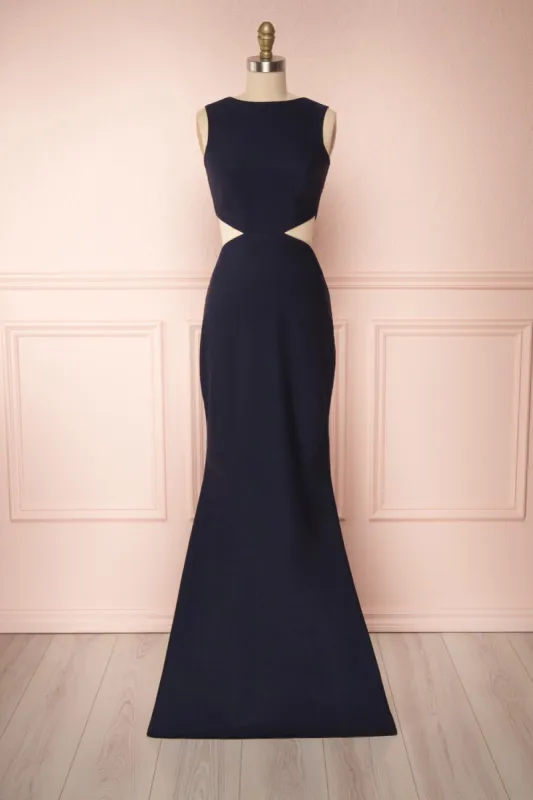 Vallata Navy | Blue Mermaid Gown sold by Boutique 1861
