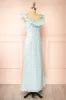 Eddie Blue | Long Dress w/ Floral Print sold by Boutique 1861