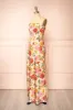 Larosita | Floral Satin Strapless Dress sold by Boutique 1861