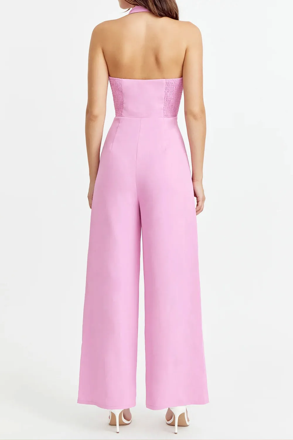 Ramses Pink | Jumpsuit w/ Halter-Neck Vest Top sold by Boutique 1861 product image thumbnail 3