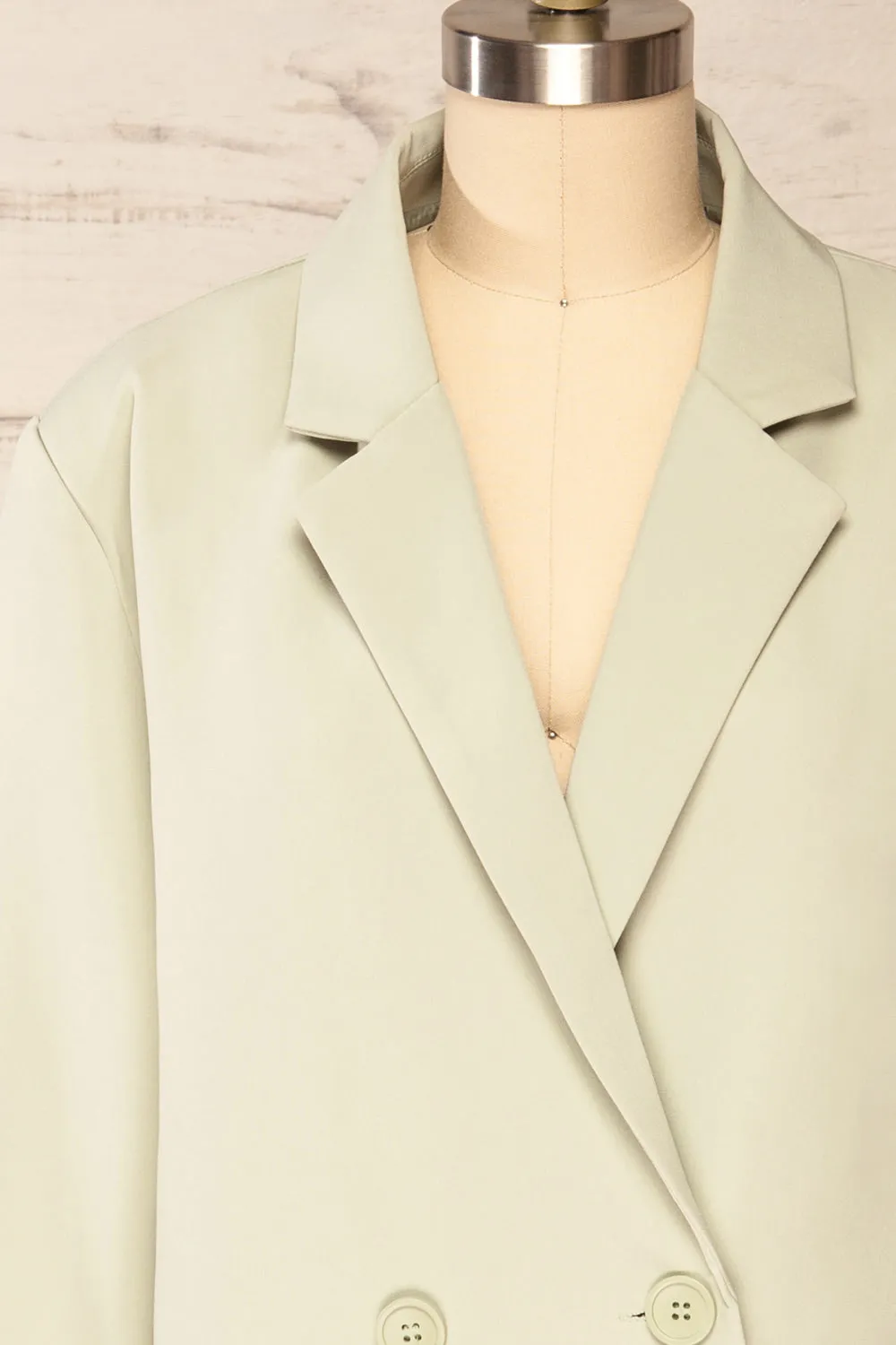 Marousi Sage | Oversized Blazer sold by Boutique 1861 product image thumbnail 3