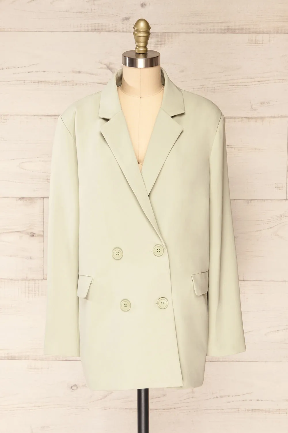 Marousi Sage | Oversized Blazer sold by Boutique 1861