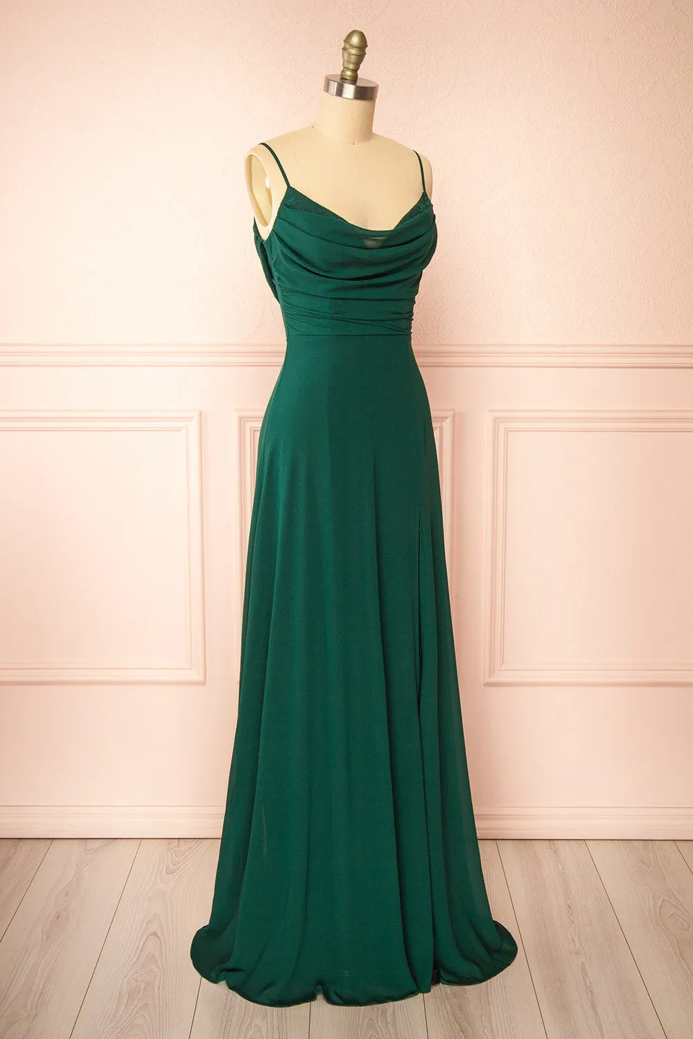 Kieran Green | A-Line Maxi Dress with Lace sold by Boutique 1861 product image thumbnail 4