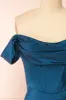 Evolet Navy | Off-Shoulder Corset Maxi Dress sold by Boutique 1861