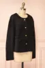 Avalee Black | Fuzzy Knit Cardigan w/ Pockets sold by Boutique 1861