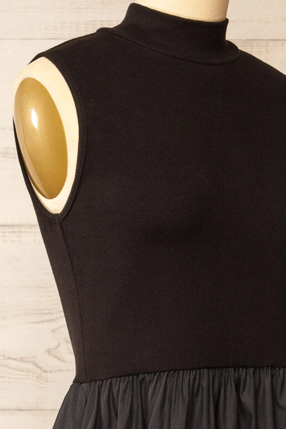 Frell Black | Midi Dress w/ Mock Neck sold by Boutique 1861 product image thumbnail 4