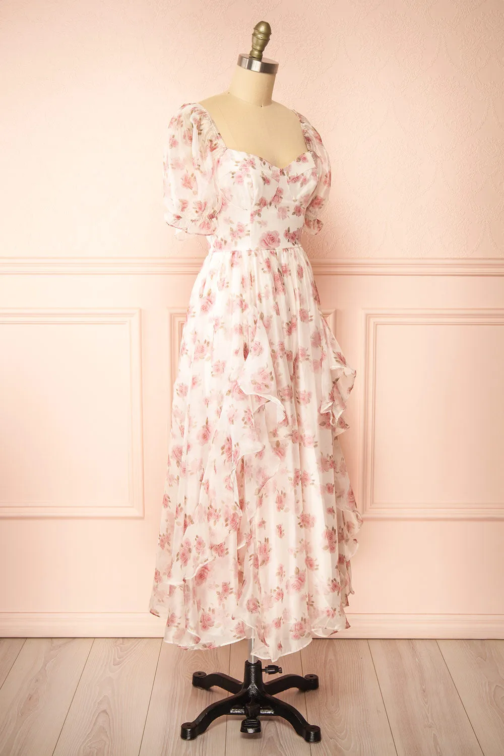 Guerissa | Long Floral Dress w/ Ruffles sold by Boutique 1861 product image thumbnail 4