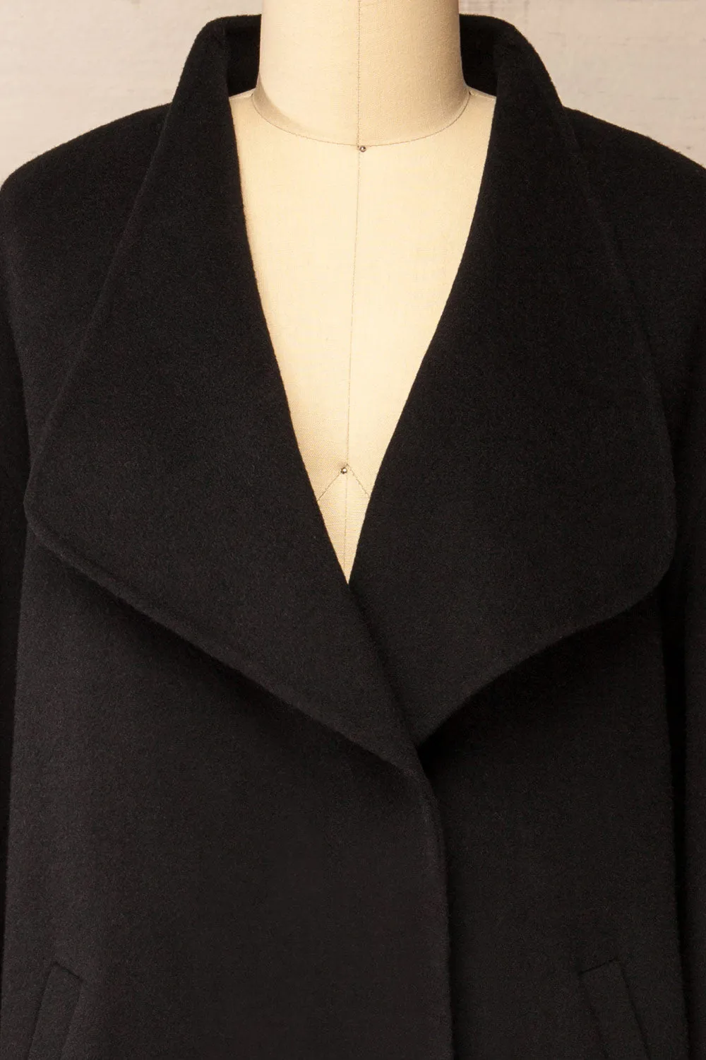 Souzie Black | Oversized Wool Coat by Soia & Kyo sold by Boutique 1861 product image thumbnail 5