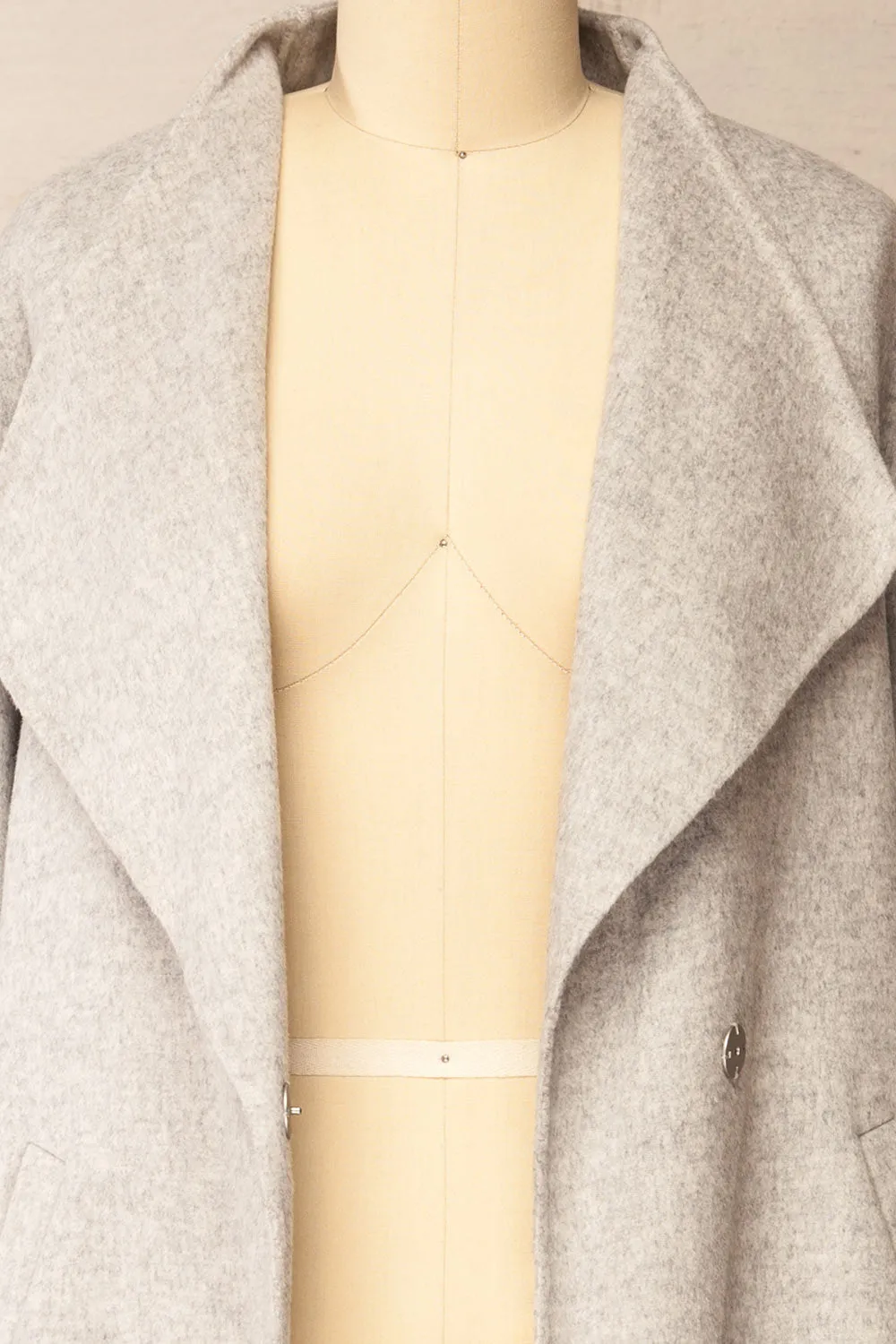 Souzie Grey | Oversized Wool Coat by Soia & Kyo sold by Boutique 1861 product image thumbnail 4