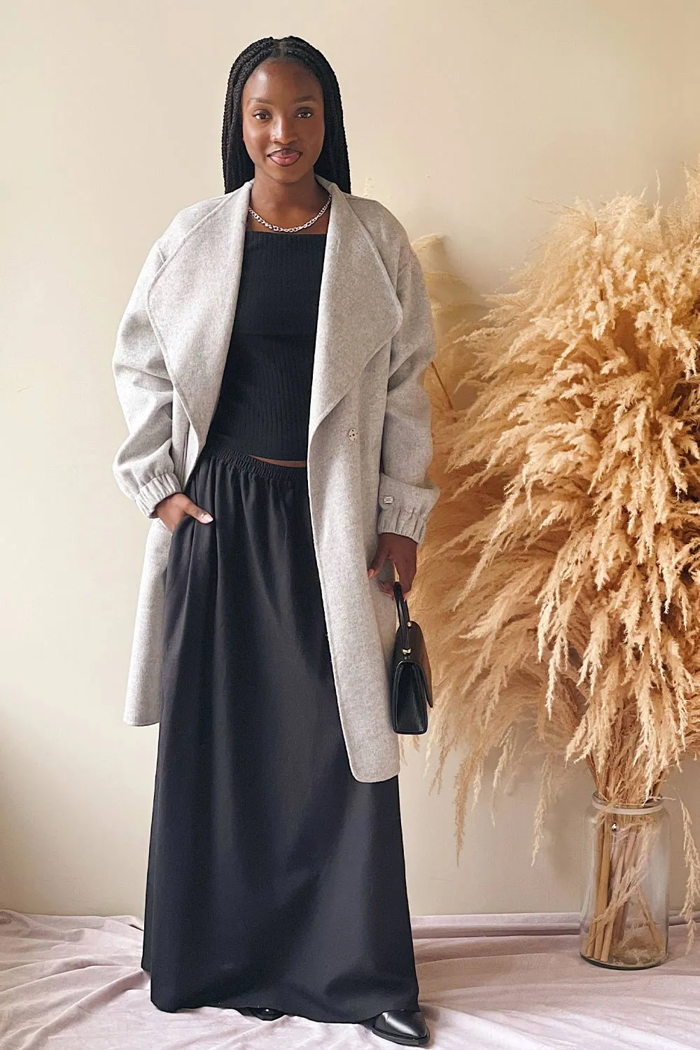 Souzie Grey | Oversized Wool Coat by Soia & Kyo sold by Boutique 1861 product image thumbnail 3