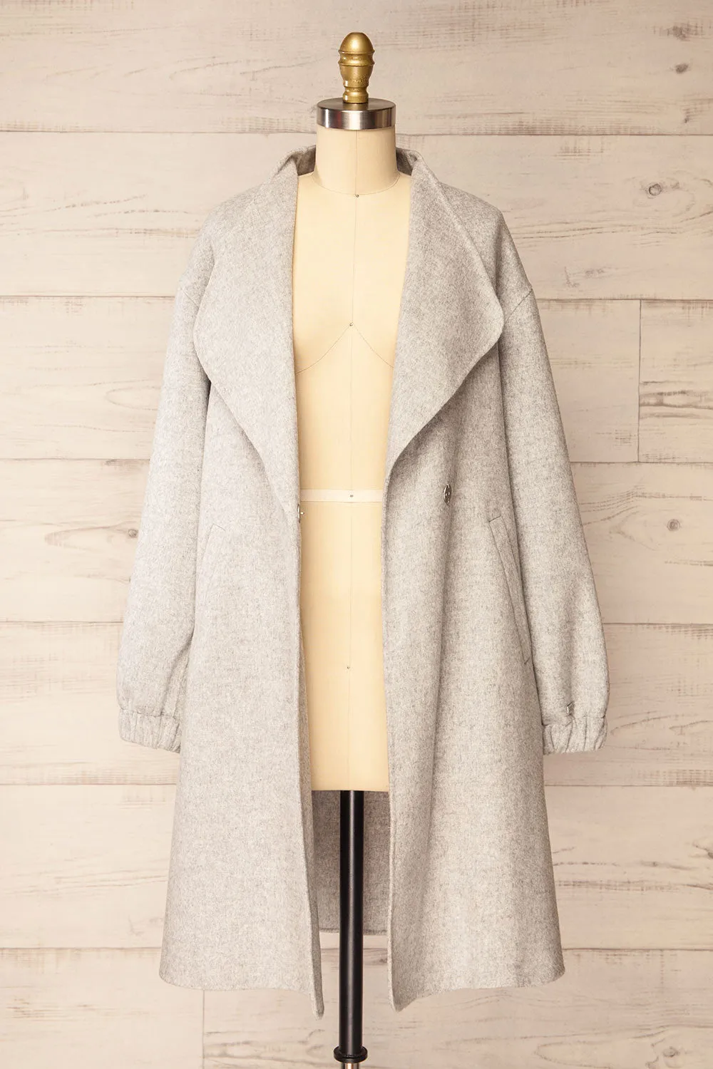Souzie Grey | Oversized Wool Coat by Soia & Kyo sold by Boutique 1861 product image thumbnail 5