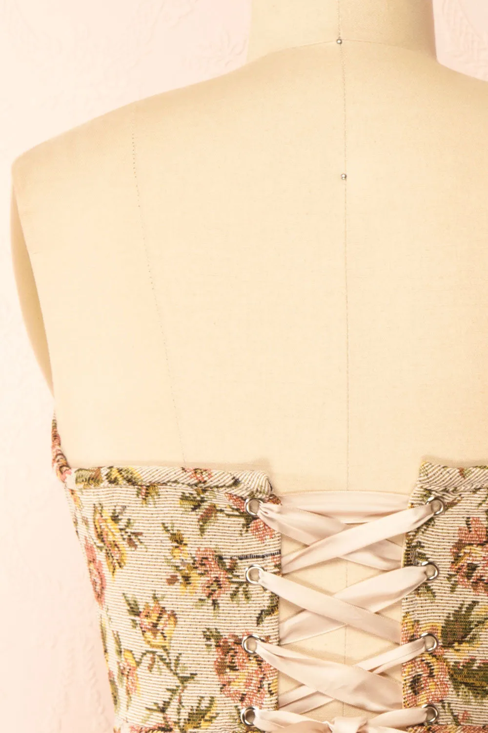 Sophee | Jacquard Bustier Corset Top sold by Boutique 1861 product image thumbnail 2