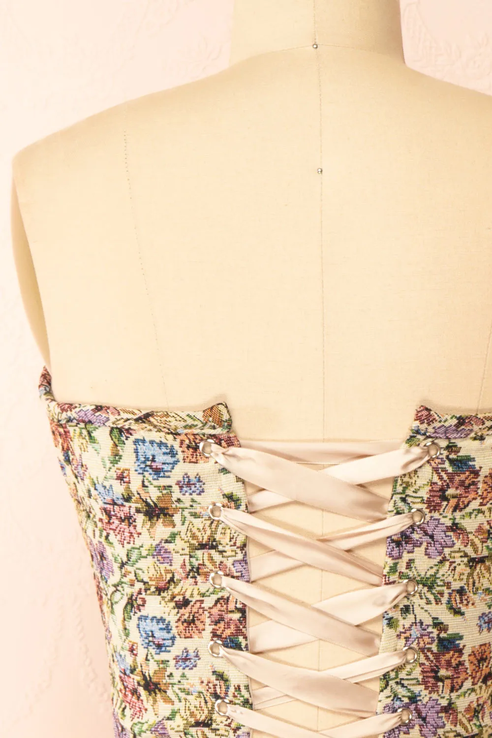 Gloriosa | Bustier Corset Top w/ Lace Up Back sold by Boutique 1861 product image thumbnail 2