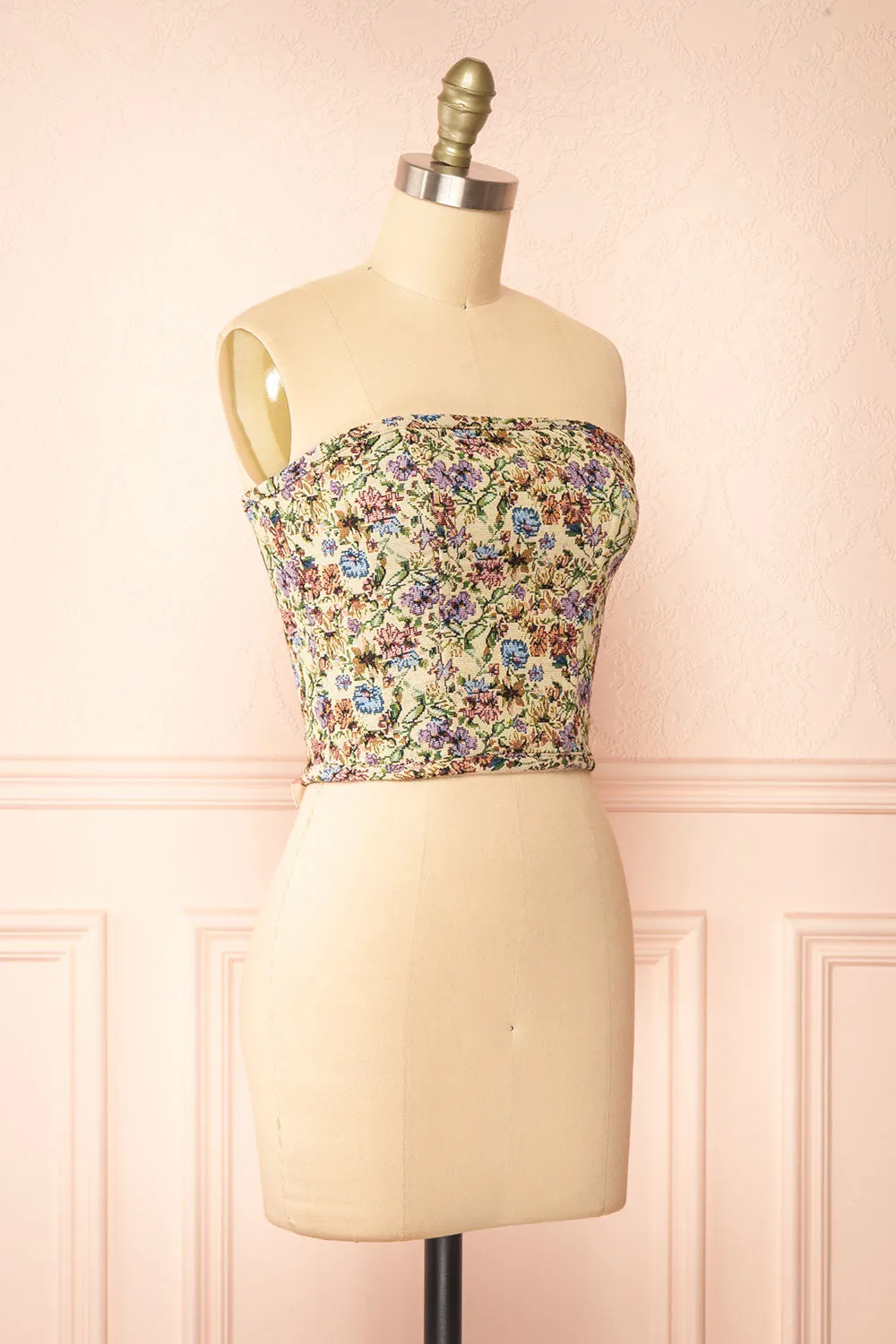 Gloriosa | Bustier Corset Top w/ Lace Up Back sold by Boutique 1861 product image thumbnail 5