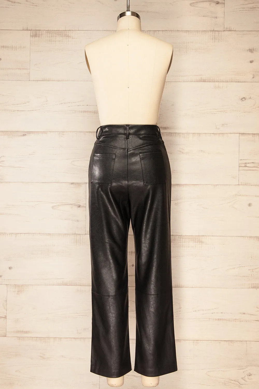 Transylvania | Black Faux-Leather Pants sold by Boutique 1861 product image thumbnail 5
