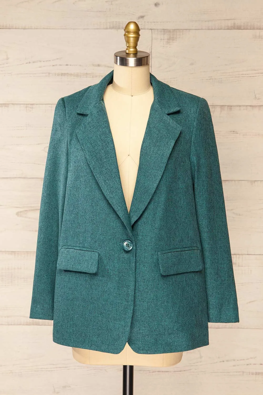 Gulfport Teal | Oversized Blazer sold by Boutique 1861