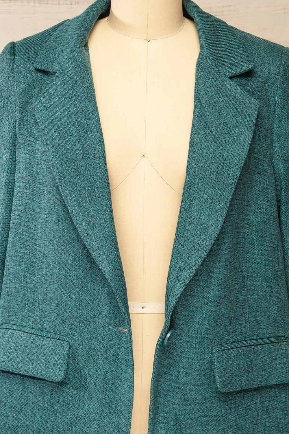 Gulfport Teal | Oversized Blazer sold by Boutique 1861 product image thumbnail 2