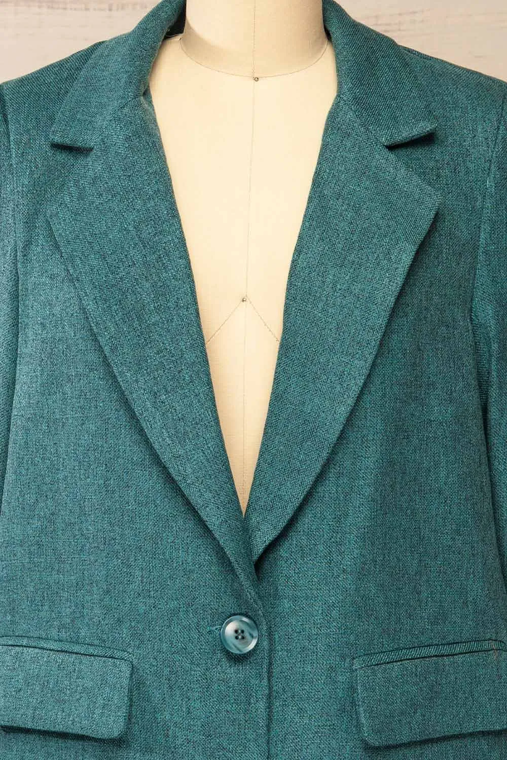Gulfport Teal | Oversized Blazer sold by Boutique 1861 product image thumbnail 4