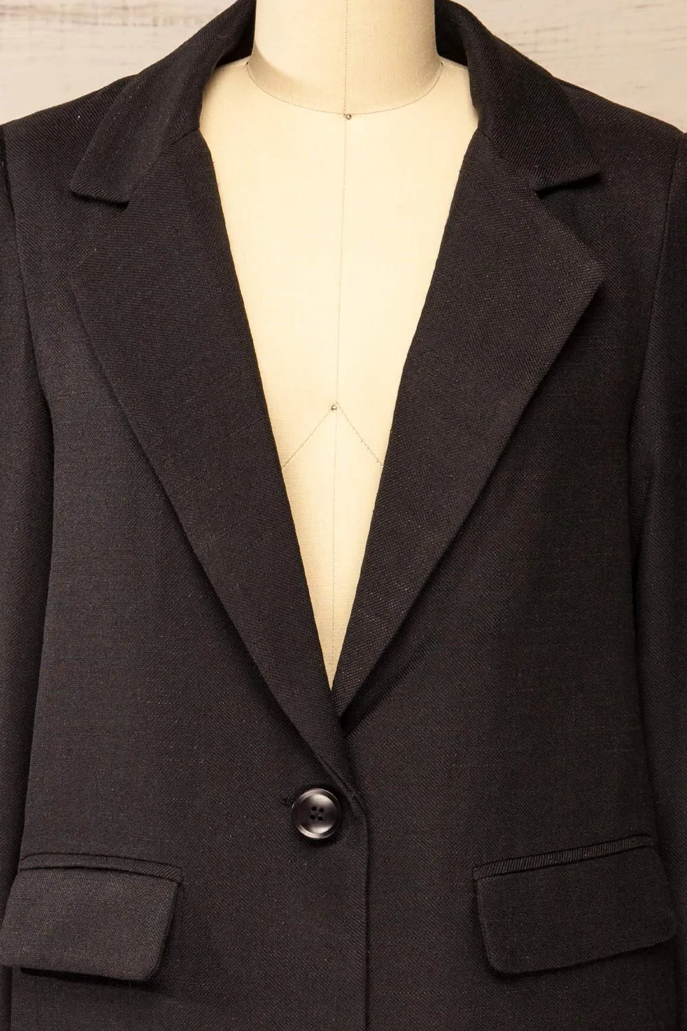 Gulfport Black | Oversized Blazer sold by Boutique 1861 product image thumbnail 4