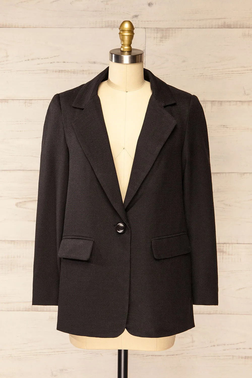 Gulfport Black | Oversized Blazer sold by Boutique 1861
