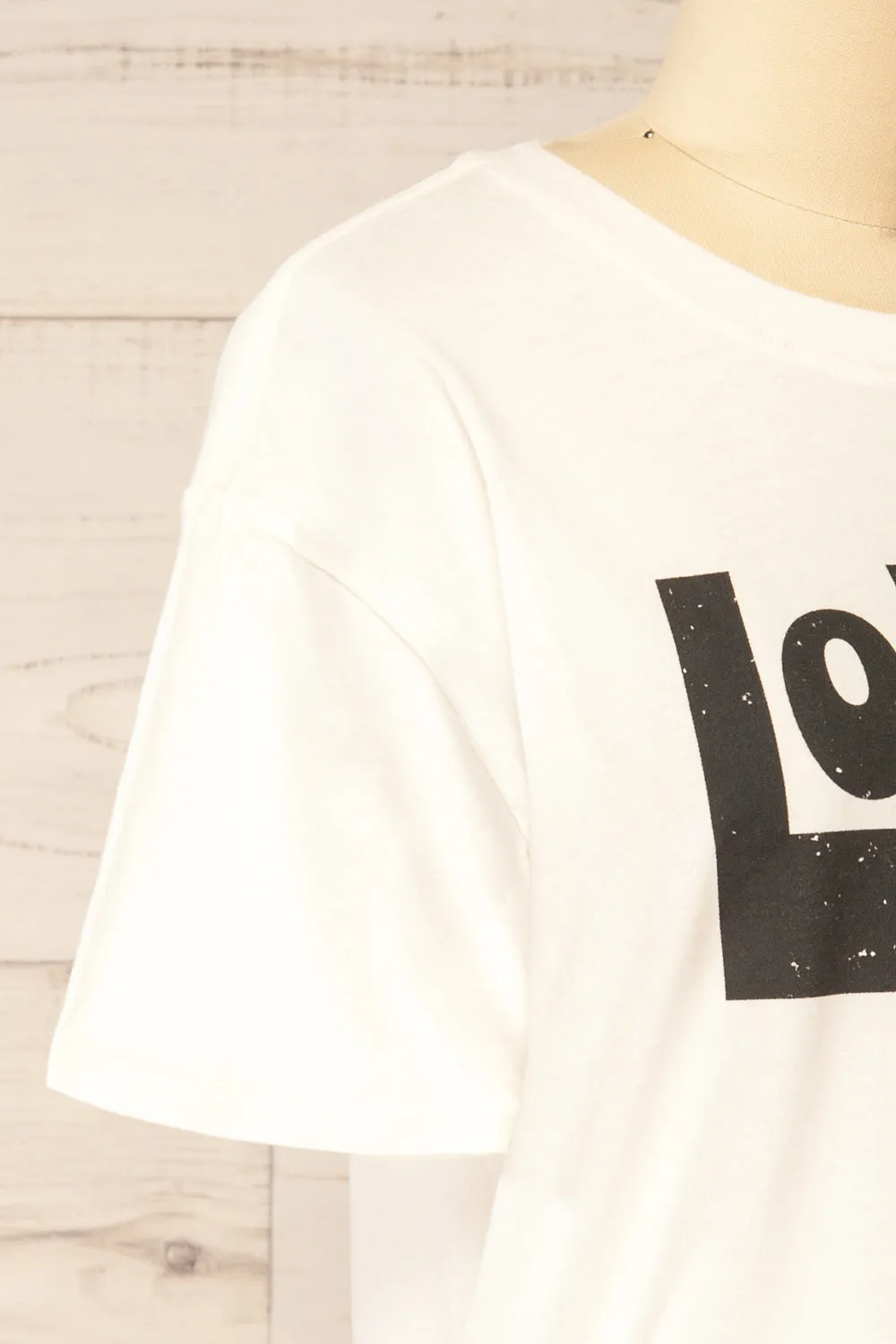 Serval | White "Love" T-Shirt sold by Boutique 1861 product image thumbnail 5