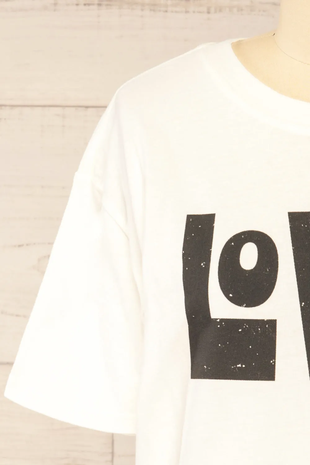 Serval | White "Love" T-Shirt sold by Boutique 1861 product image thumbnail 3