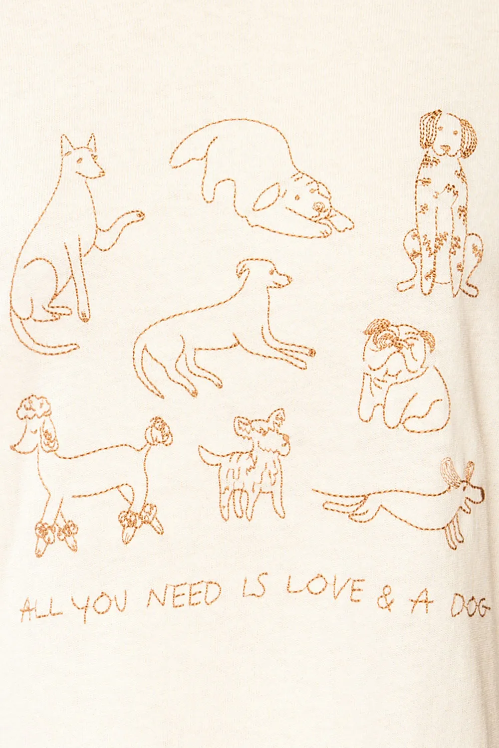 Petoskey | White T-Shirt w/ Dog Design sold by Boutique 1861 product image thumbnail 2