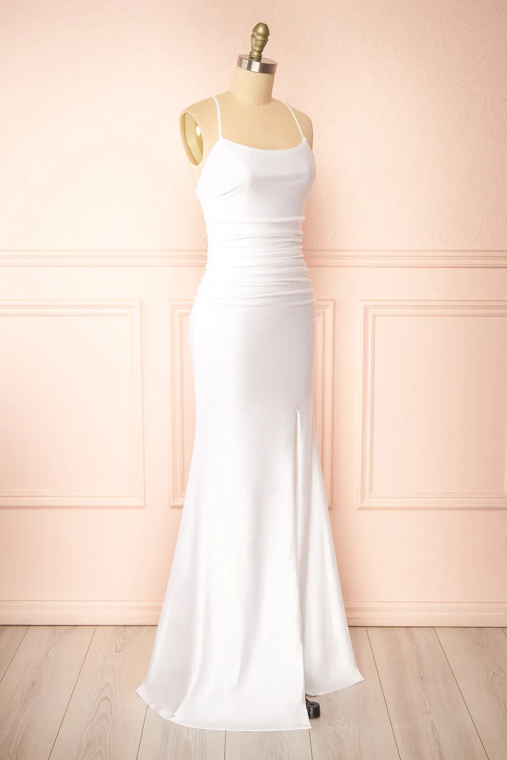 Sonia White | Mermaid Maxi Dress with Slit sold by Boutique 1861 product image thumbnail 5