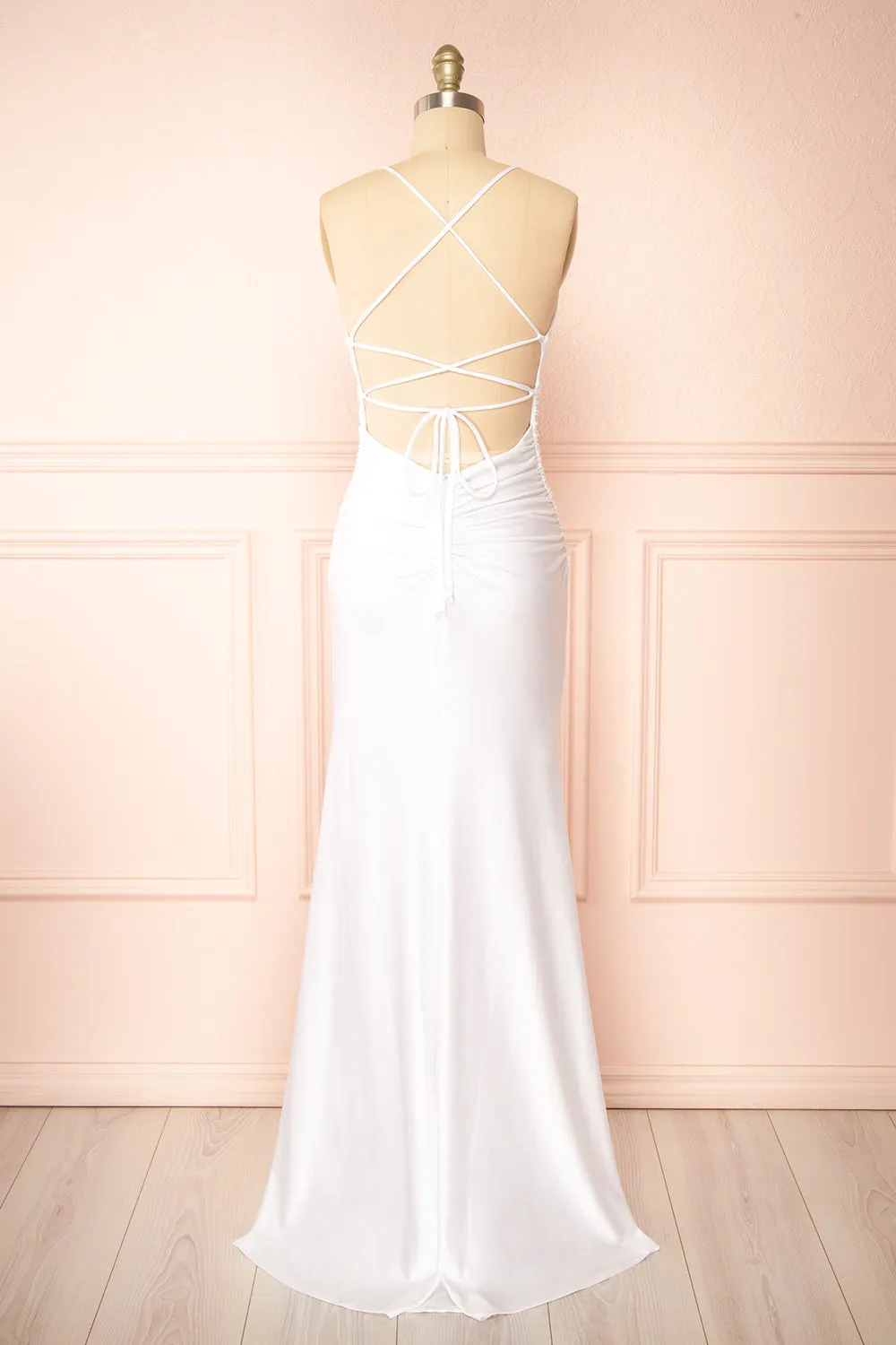 Sonia White | Mermaid Maxi Dress with Slit sold by Boutique 1861 product image thumbnail 3
