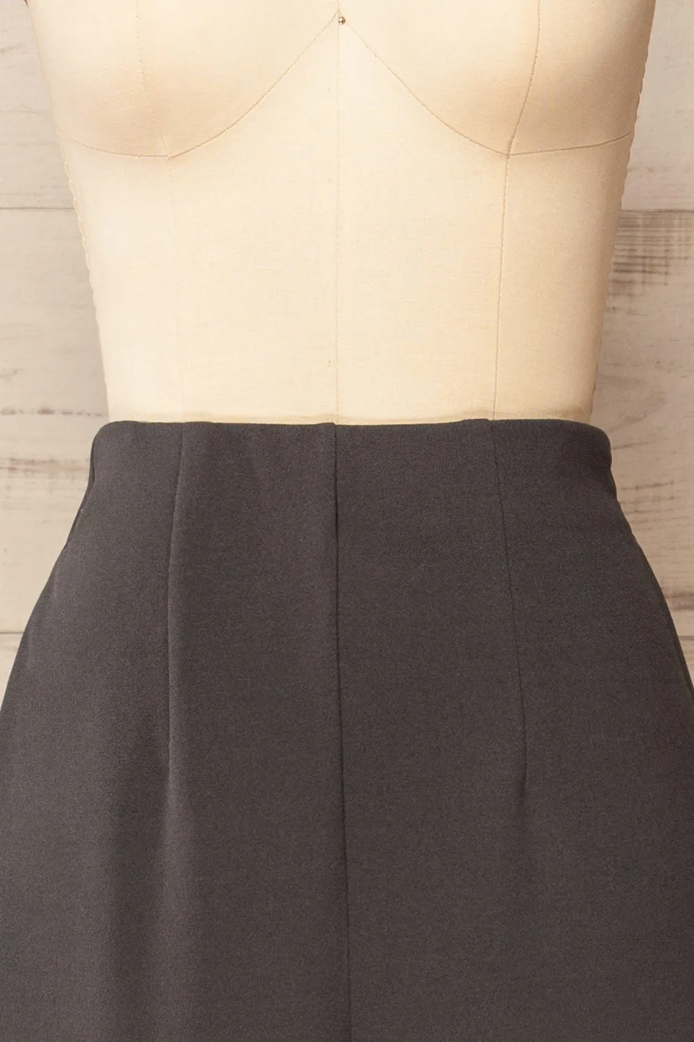 Minasia Grey | High-Waisted Wide Leg Pants sold by Boutique 1861 product image thumbnail 2