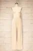 Pozatik Beige | Jogger Pants w/ Elastic Waist sold by Boutique 1861