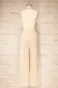 Pozatik Beige | Jogger Pants w/ Elastic Waist sold by Boutique 1861