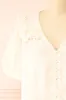Oceana | Ivory Blouse w/ Lace Trim sold by Boutique 1861