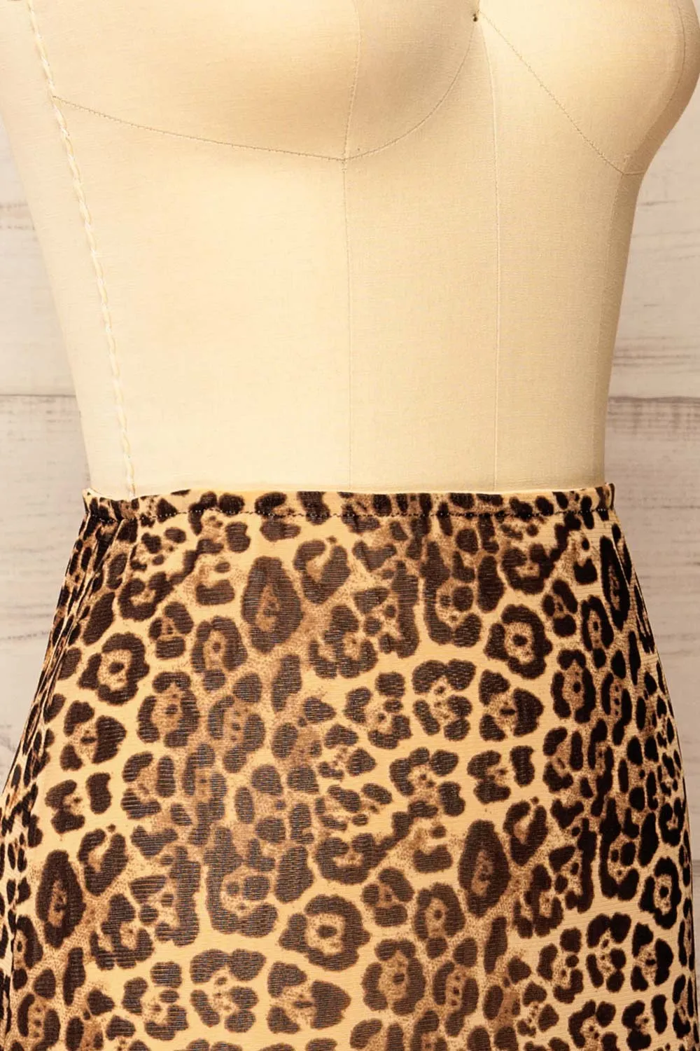 Zyran | Long Leopard Print Skirt sold by Boutique 1861 product image thumbnail 4