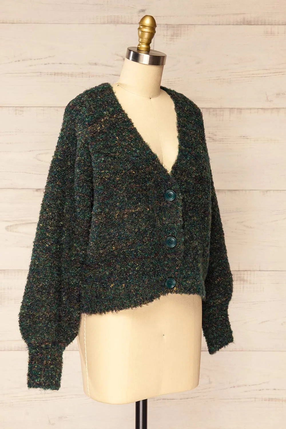 Welp Green | Soft Knit Cardigan sold by Boutique 1861 product image thumbnail 4