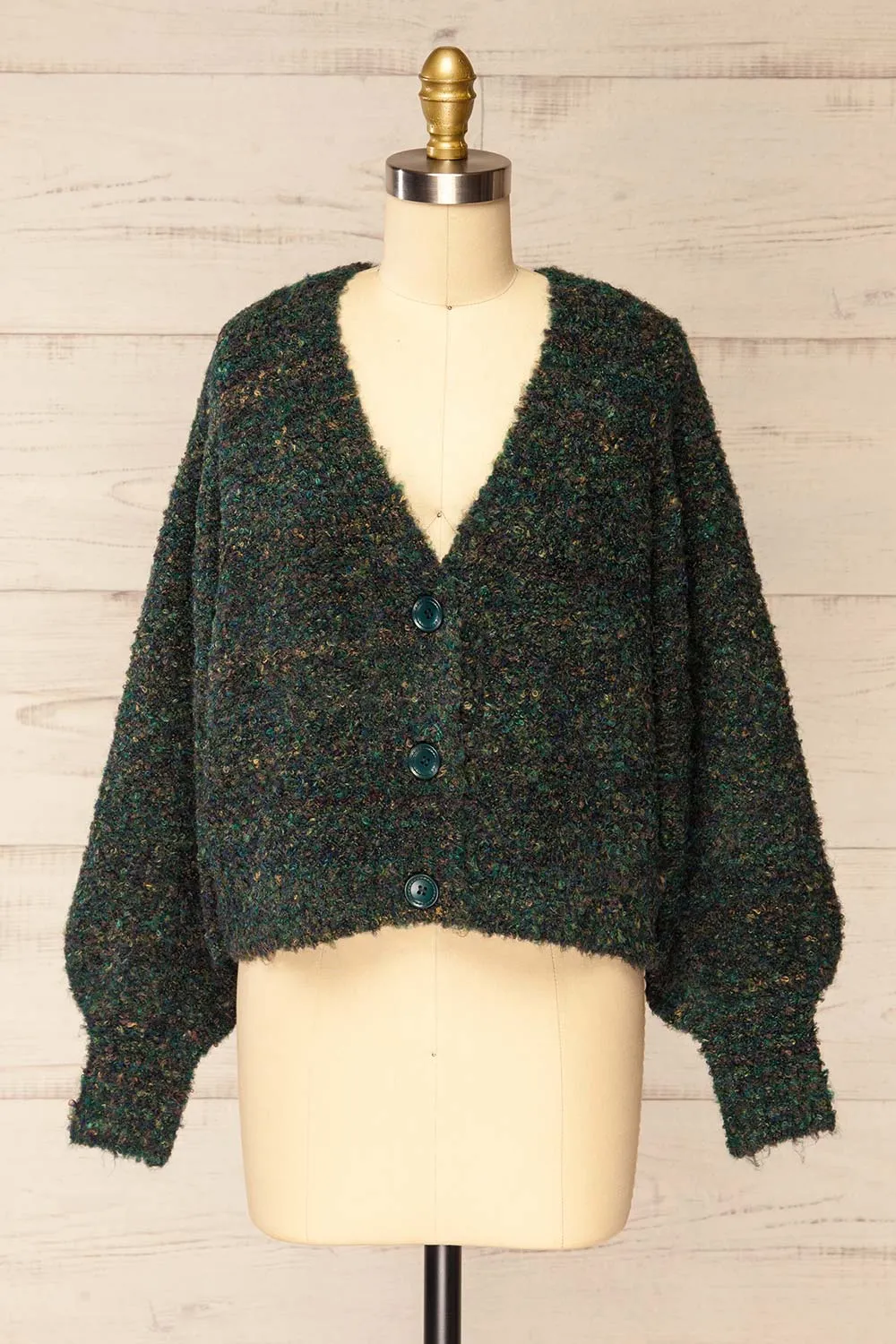 Welp Green | Soft Knit Cardigan sold by Boutique 1861