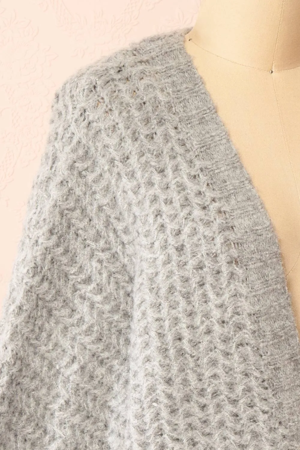 Francoise Grey | Knit Open-Front Cardigan sold by Boutique 1861 product image thumbnail 5