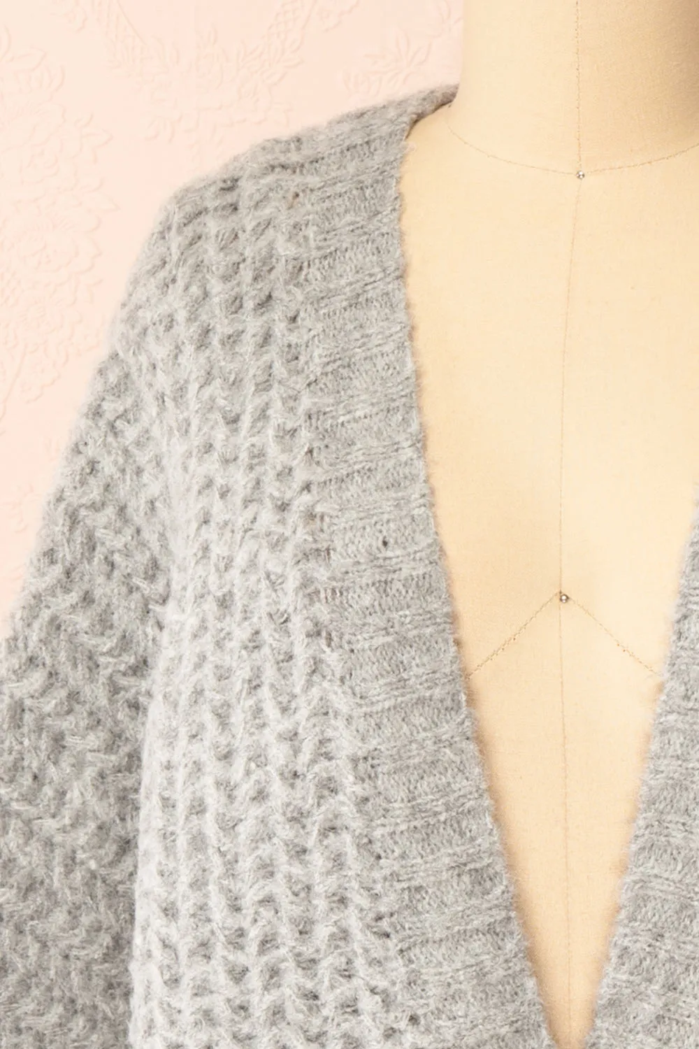 Francoise Grey | Knit Open-Front Cardigan sold by Boutique 1861 product image thumbnail 3