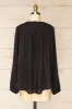 Attopu Black | Oversized Flowy Blouse w/ Long Sleeves sold by Boutique 1861